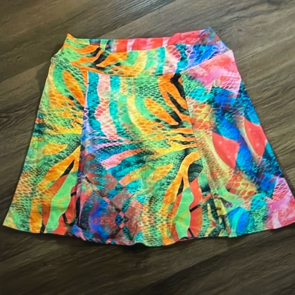 Donajo Woman Tennis Pickleball Golf Skort Size 2 Multicolor